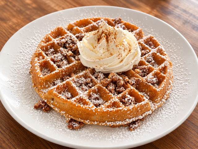 Pumpkin Pecans Waffle.