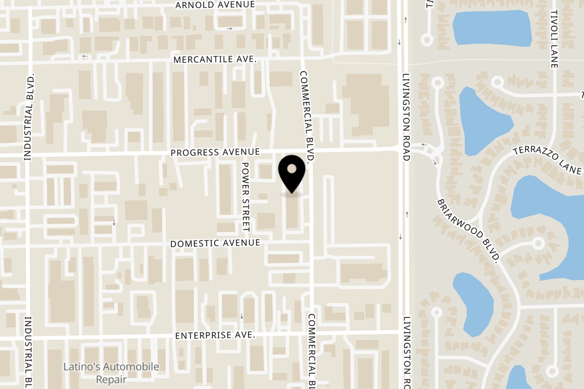 Map showing the location of Wild Berry Cafe Naples on 1100 Commercial Blvd Unit 103 in Naples